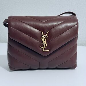 Yves Saint Laurent YSL Toy LouLou Burgundy